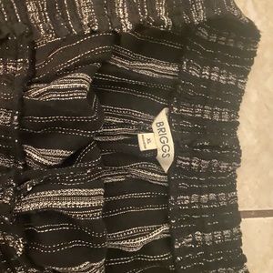 Selling these black and white shorts